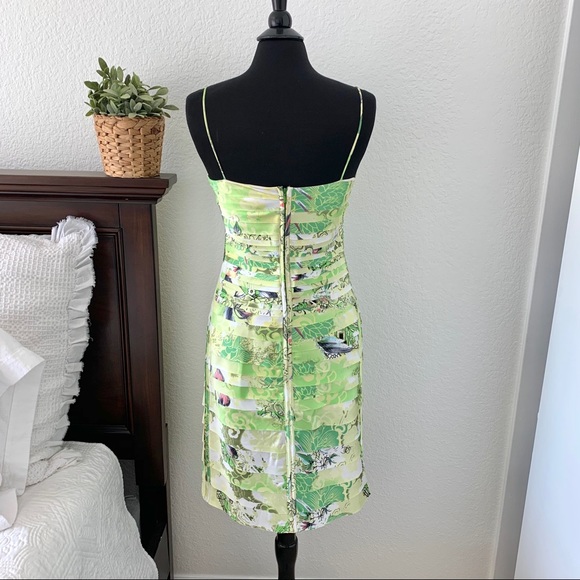 JS Collections Designer Tiered Midi Dress - Picture 5 of 8